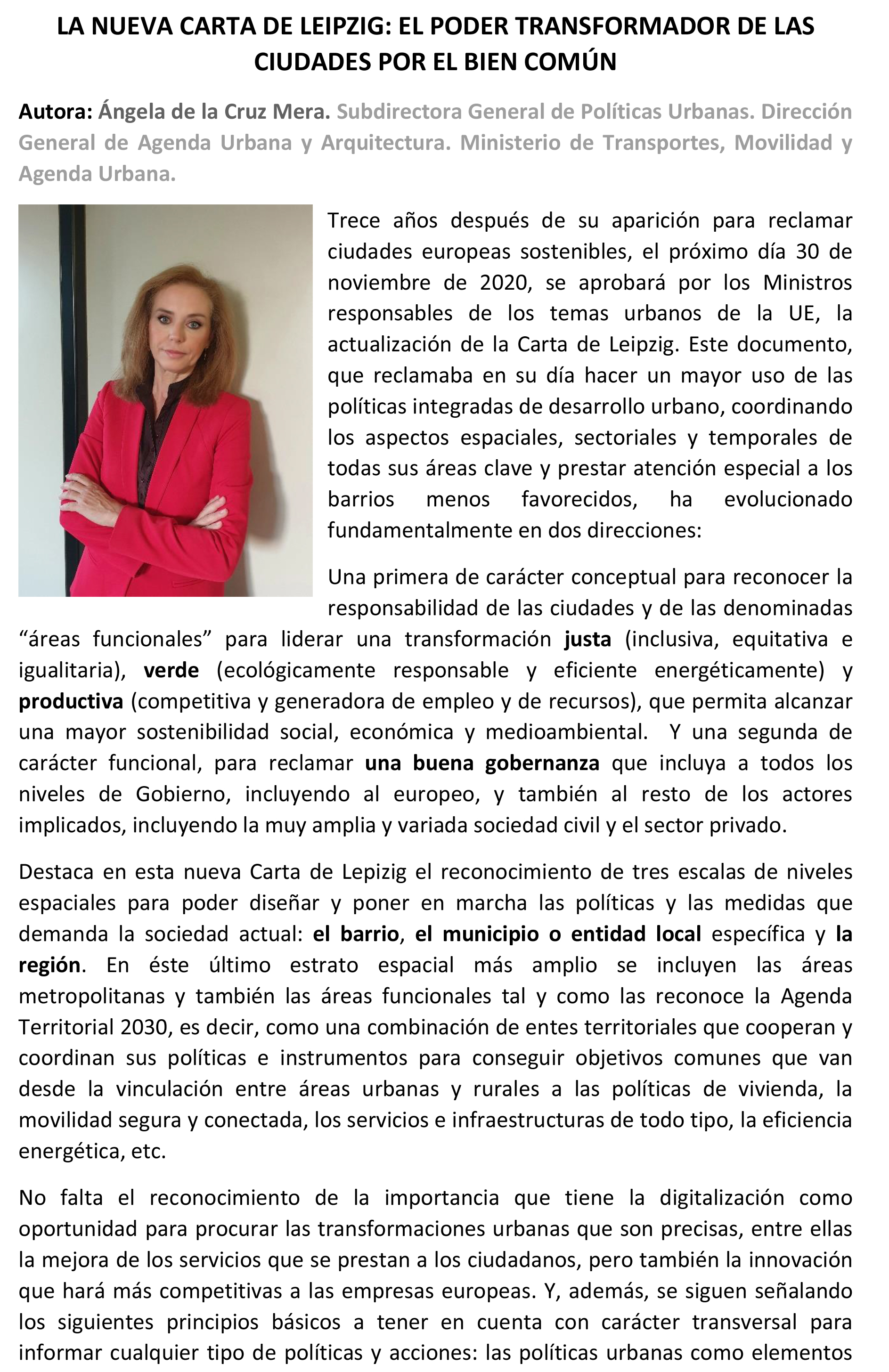 la nueva carta de leipzig angela de la cruz mera
