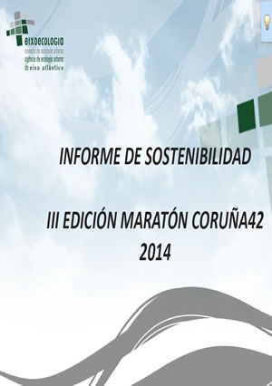 Informe de Sostenibilidad – III Edición Maratón Coruña 42 (2014)
