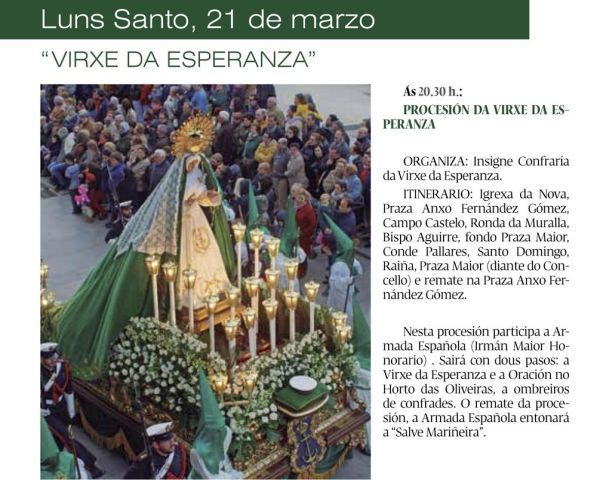 Programa de la Semana Santa de Lugo