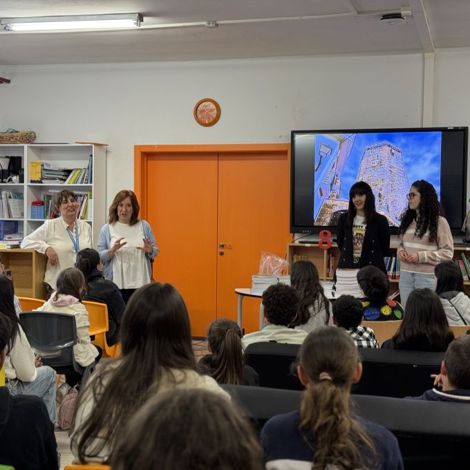 El alumnado de Guimarães visita Vilalba en el marco de los Intercambios Escolares del Eixo Atlántico