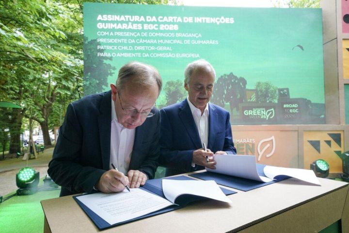 O Eixo Atlántico estivo presente na apertura da Green Week, onde Guimarães asinou a Carta de Intencións da Capital Verde Europea 2026