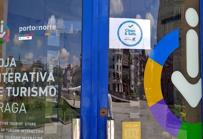 Oficina de Turismo de Braga ya tiene sello Clean & Safe