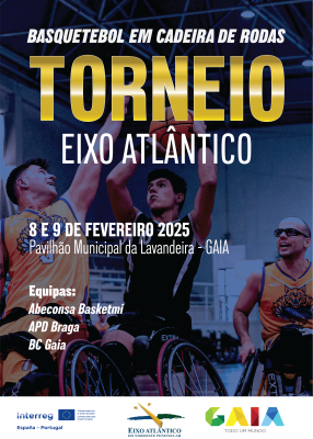 I Torneio de Basquetebol em Cadeira de Rodas do Eixo Atlântico