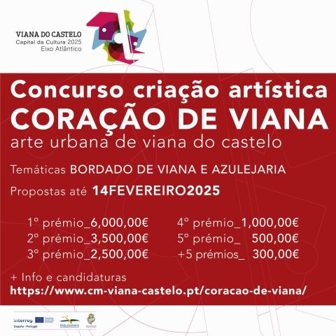 Viana do Castelo lança concurso para criação de arte urbana que valorize azulejaria e bordado