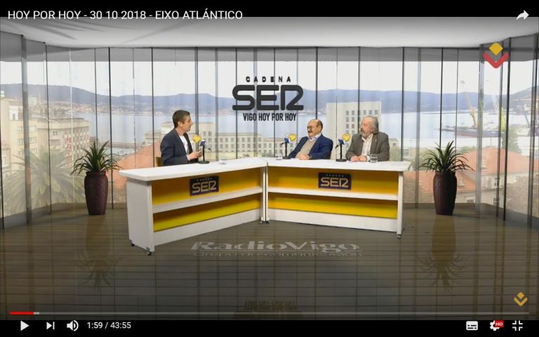 Samuele Furfari y Manuel Lara analizan las políticas energéticas en el programa eurorregional de Radio Vigo