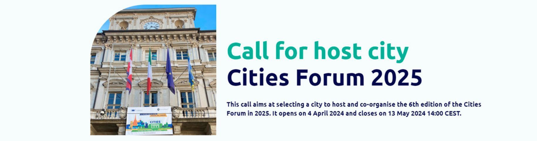 Fórum das Cidades 2025 – Aberto o concurso para cidade anfitriã