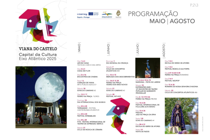 Viana do Castelo celebra um mês de junho repleto de cultura e tradição como Capital da Cultura do Eixo Atlântico 2025