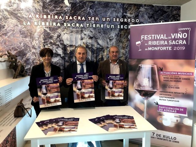 Presentación do cartel do Festival do Viño da Ribeira Sacra de Monforte 2019