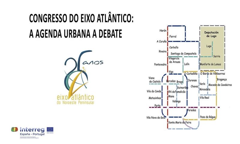 O Eixo Atlântico vai debater a Agenda Urbana num congresso que se celebrará em Braga em junho