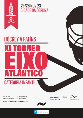 A Coruña acollerá o 25 e 26 de novembro a XI edición do Torneo do Eixo Atlántico de hóckey a patíns