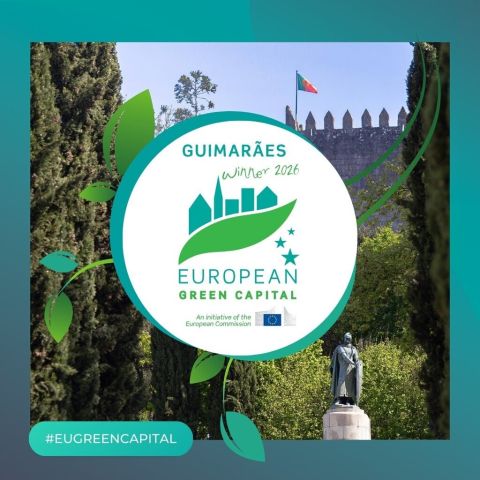 Guimarães, cidade do Eixo Atlântico, eleita Capital Verde Europeia 2026