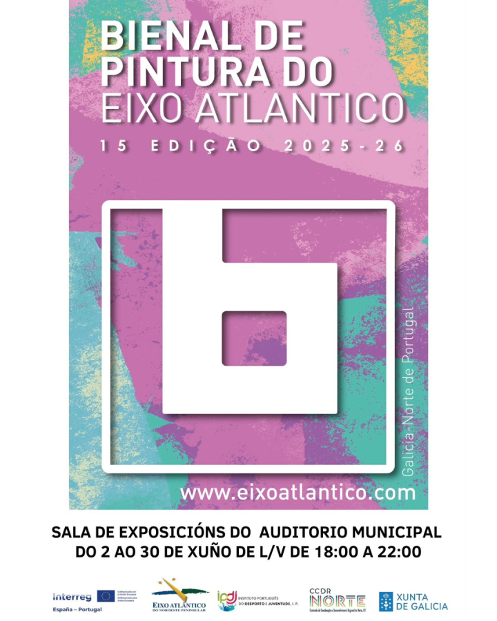 A XV Bienal de Pintura do Eixo Atlántico chega a Vilalba ata o 30 de xuño