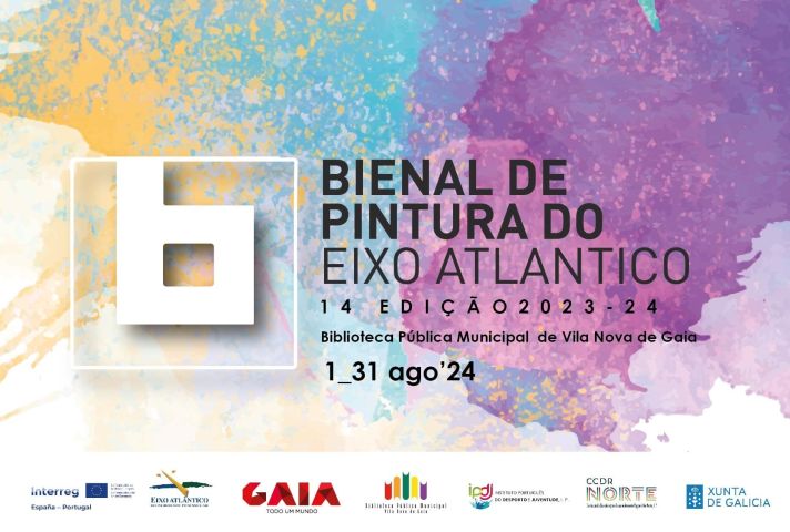 La XIV Bienal de Pintura del Eixo Atlántico, en V.N. de Gaia durante el mes de agosto