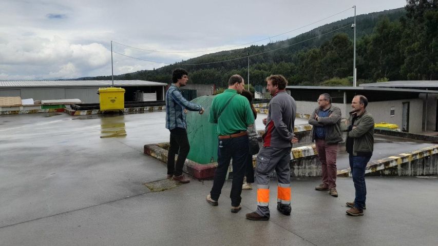 A Prefeitura de Santana do Livramento visita o Punto Limpo de Vilagarcía no marco do proxecto de cooperación promovido polo Eixo Atlántico