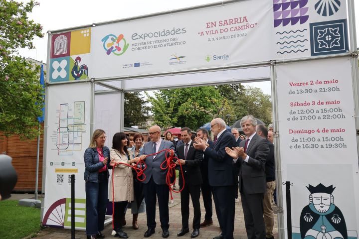 Sarria se convierte en el epicentro del turismo del Eixo Atlántico con la inauguración de la VIII Feria Expocidades