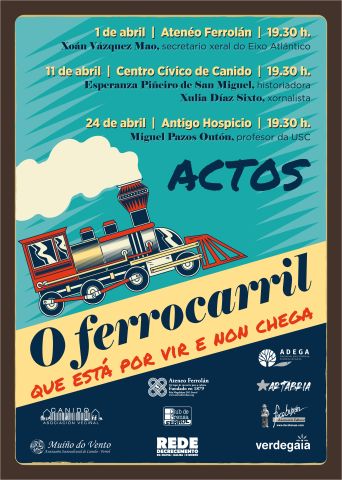 El secretario general del Eixo Atlántico, Xoán Vázquez Mao, intervendrá en el Foro Cidadán polo Ferrocarril