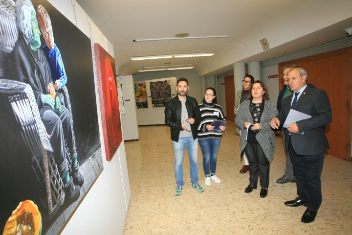 La XII Bienal de Pintura del Eixo llega a la Casa de la Cultura de Monforte
