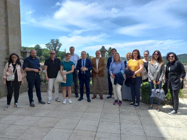 Braga, Sarria y Santiago de Compostela reciben a los socios de EPICAH para analizar la recuperación del Camino de Santiago tras la pandemia