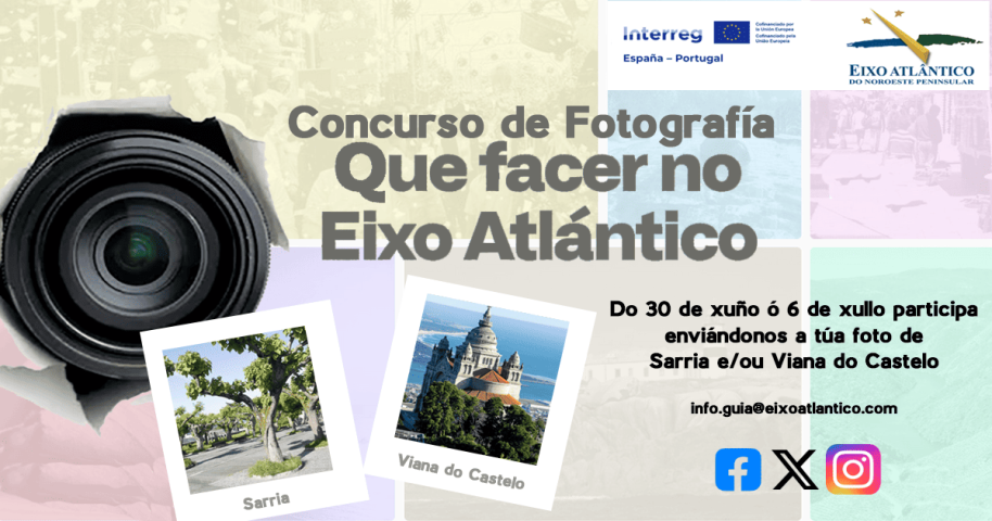Comeza a primeira edición do Concurso Fotográfico da Guía Turística do Eixo Atlántico