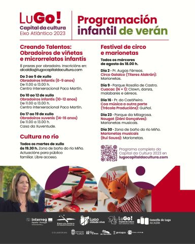 A Capital da Cultura do Eixo Atlántico apoia a conciliación familiar cunha iniciativa de obradoiros infantís