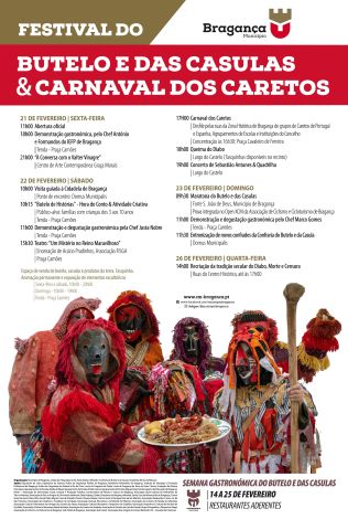 Festival do Butelo e das “Casulas & entroido de vos caretos” en Bragança