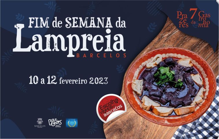 En Barcelos, do 10 ao 12 de febreiro, fin de semana da lamprea