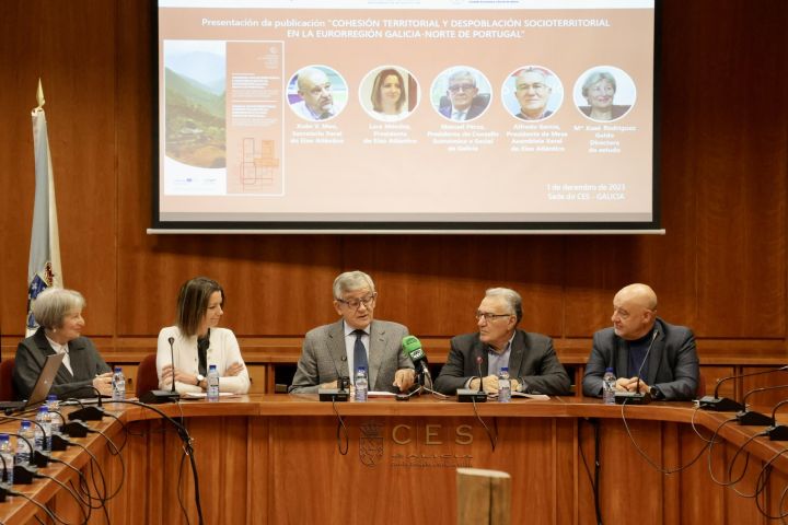 O Eixo Atlántico presenta o seu mapa de cohesión socioterritorial no CES