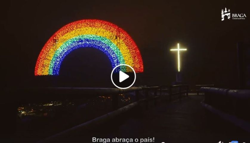 Com este arco-íris, Braga abraça o país inteiro!