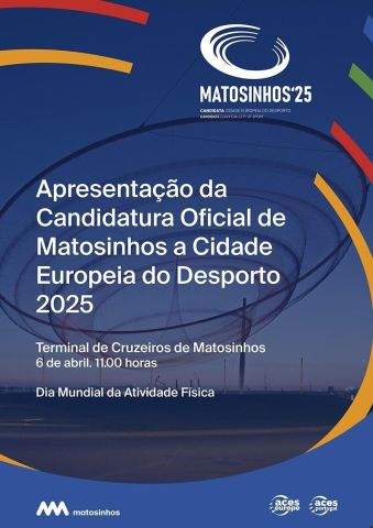 Matosinhos, cidade do Eixo Atlántico, preséntase como candidata á Cidade Europea do Deporte en 2025